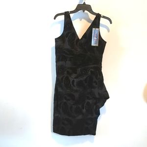Voodoo vixen Amanda feather wiggle dress
